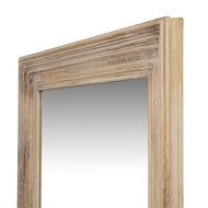 Washed Wood Classic Framed Wall Mirror
