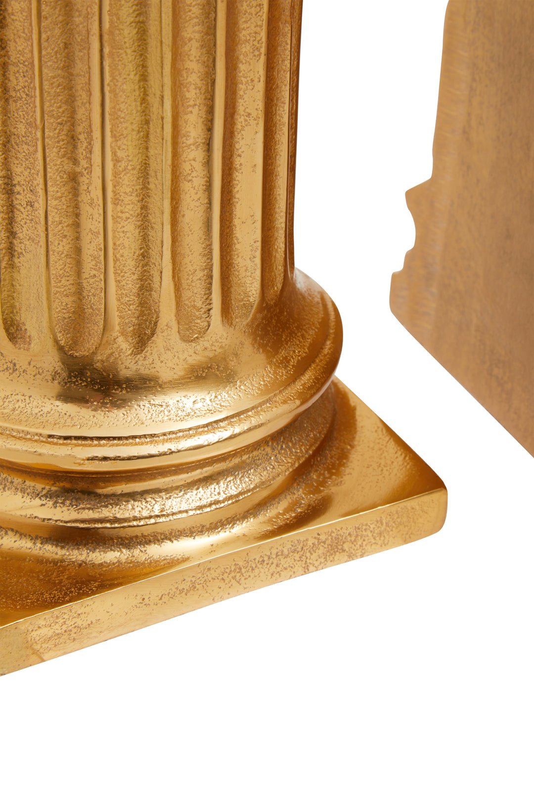 Kensington Townhouse Bookends with Gold Pillar Design