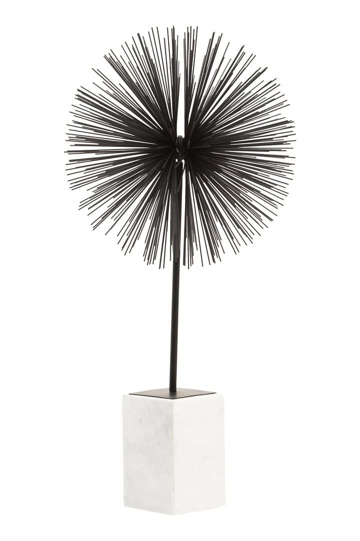 Mirano Black Starburst Modern Sculpture
