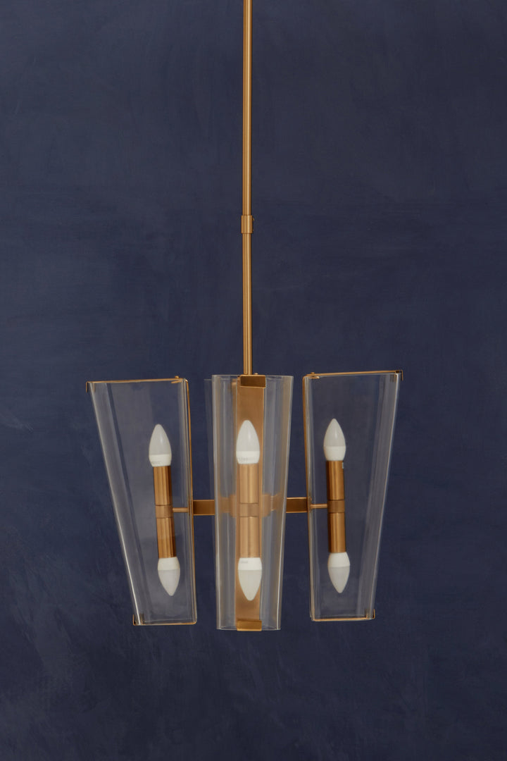 Celeste Antique Brass Pendant Light