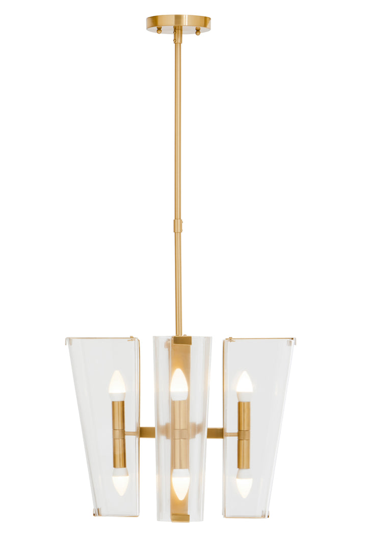 Celeste Antique Brass Pendant Light
