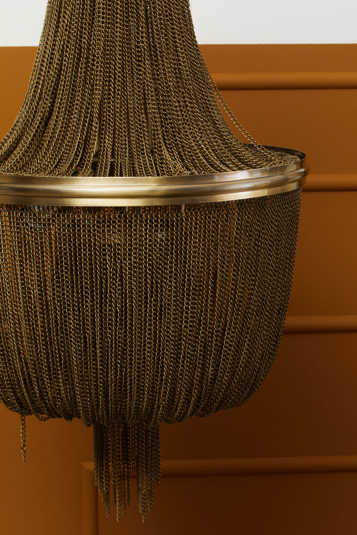 Chain Link Chandelier