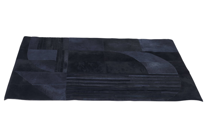 Bosie Safira Black & Grey Deco Rug – Small