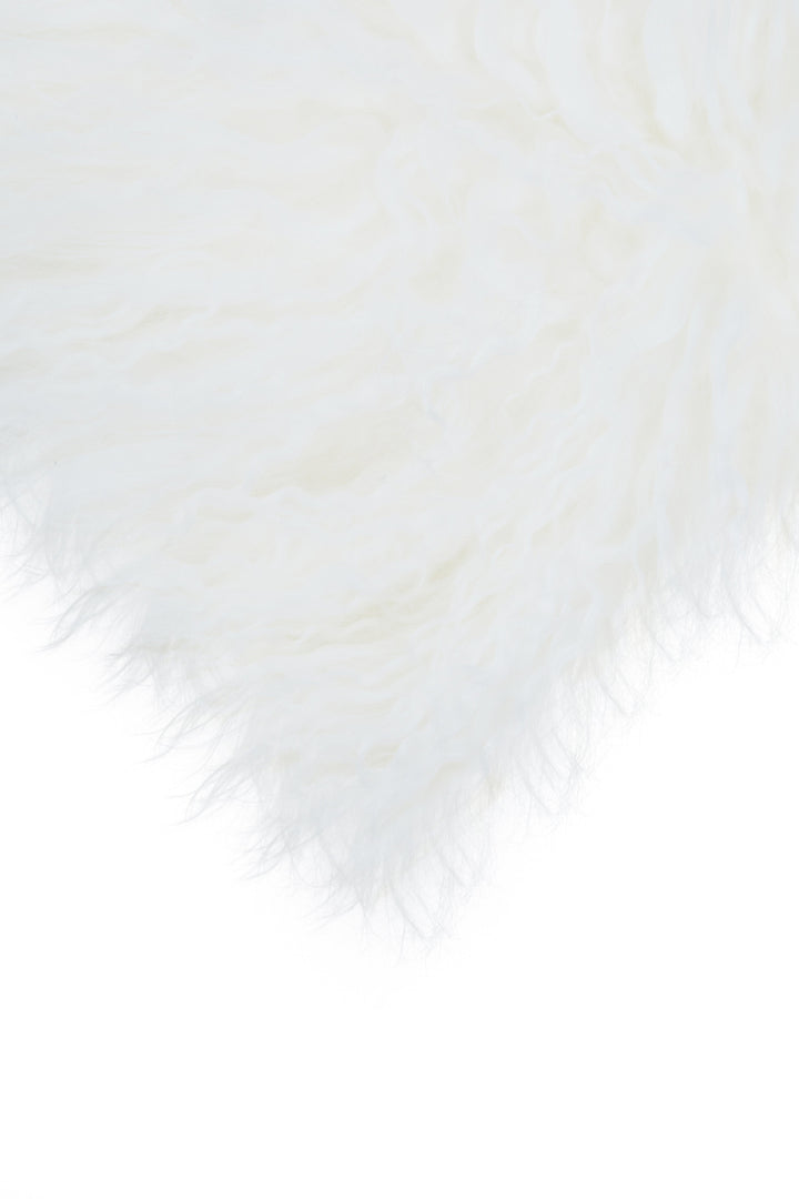 Bosie Mongolian Fur Grey Ombre Cushion – Rectangular