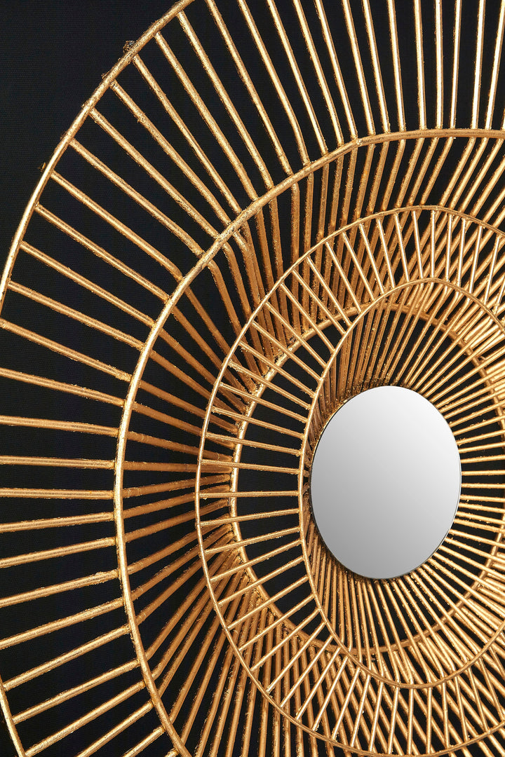 Modello Wall Art in Gold and Black Finish
