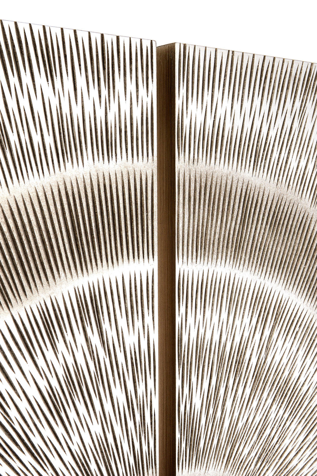 Modello Wall Art with Silver Wood Carving Design