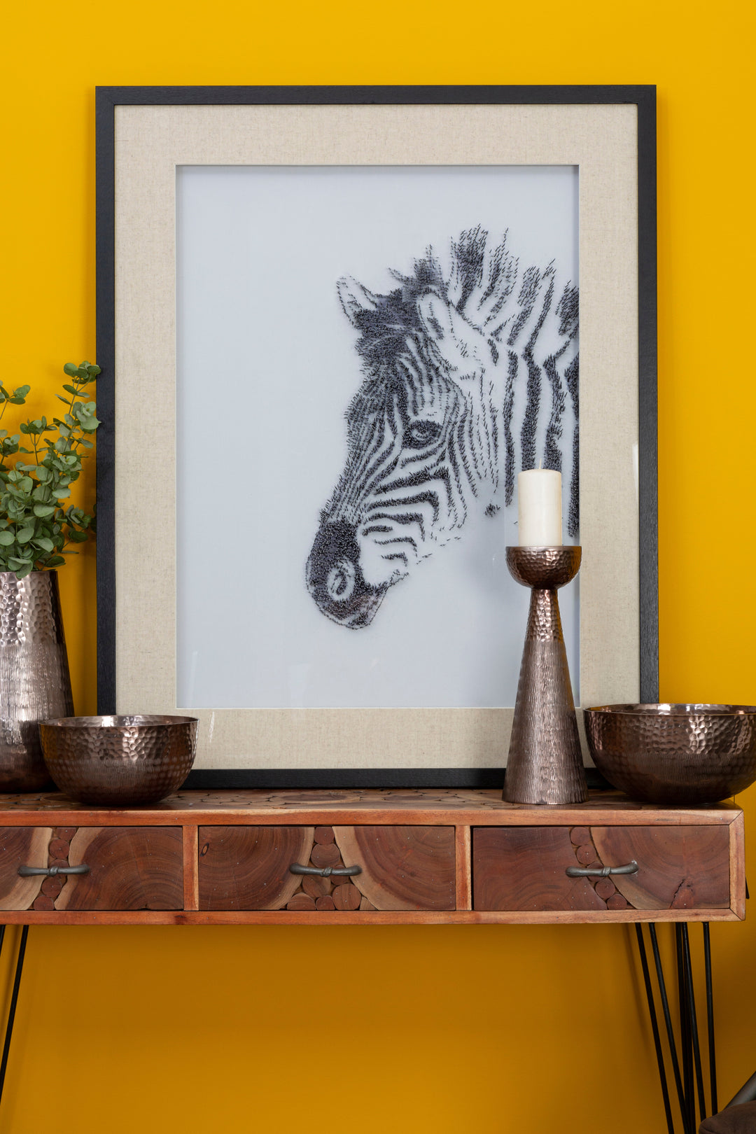 Modello Zebra Sculpture Wall Art