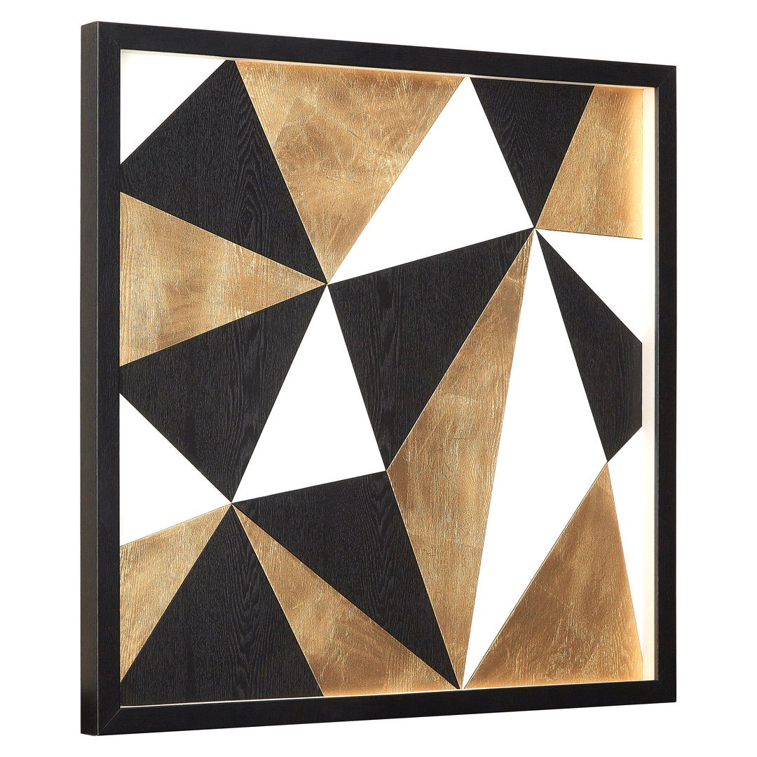 Modello Wall Art with Multi-Tone Geometric Design