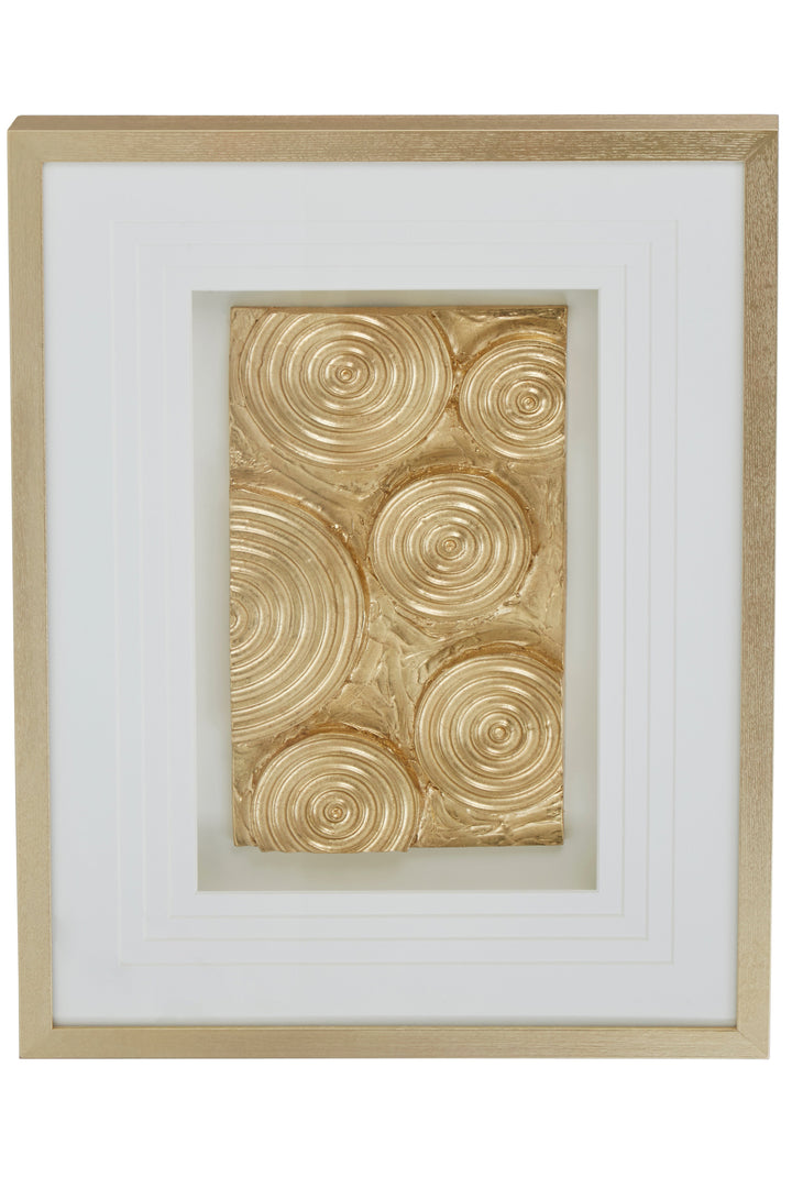 Nason Wall Art with Gold Disc Design