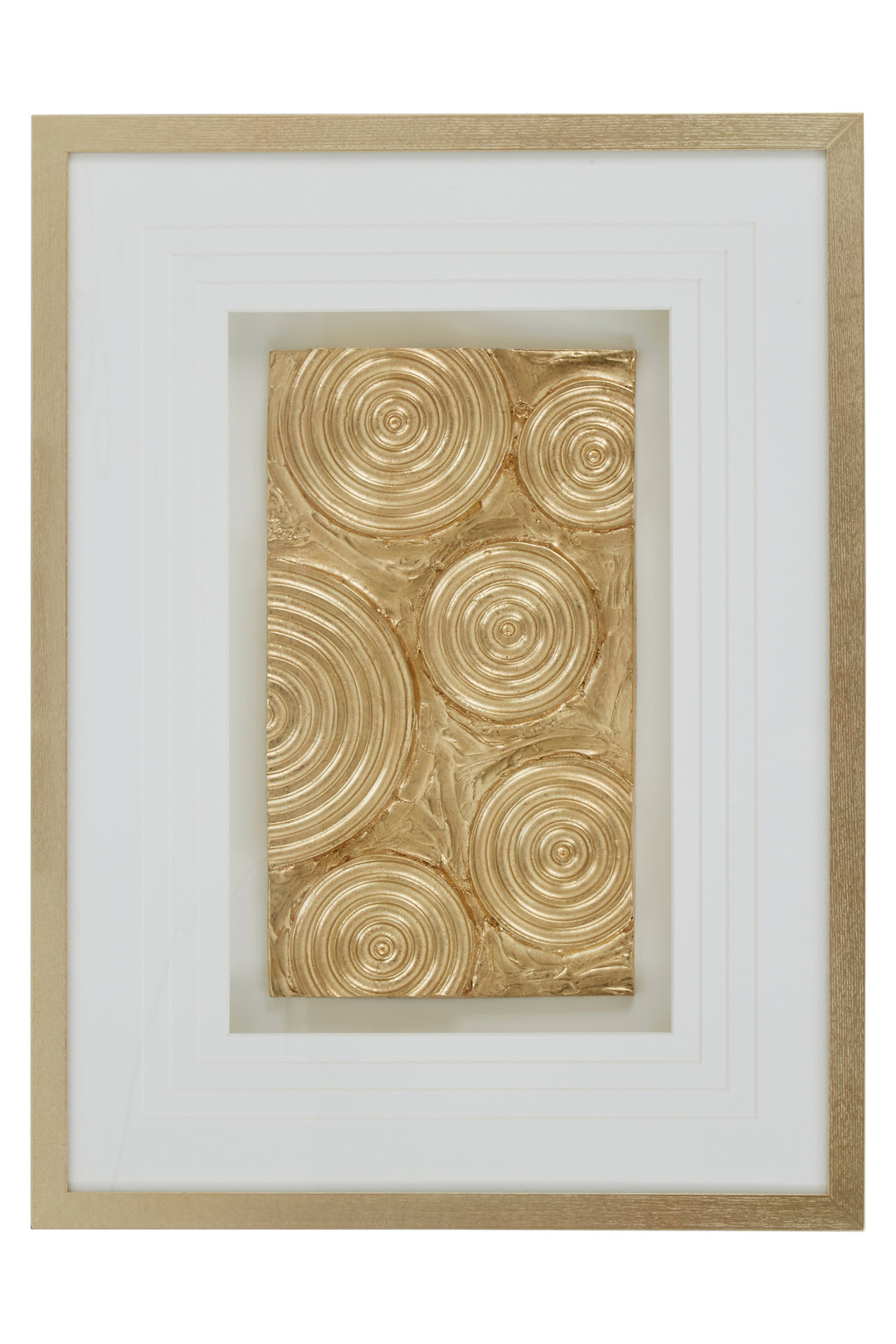 Nason Wall Art with Gold Disc Design