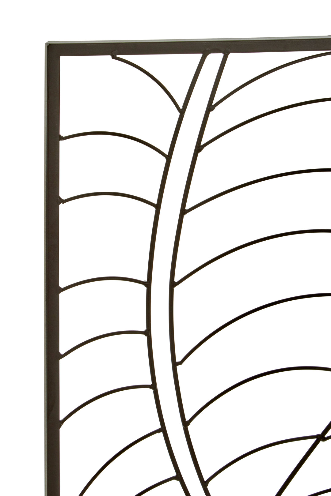 Trento Wall Art with Small Black Leaf Design