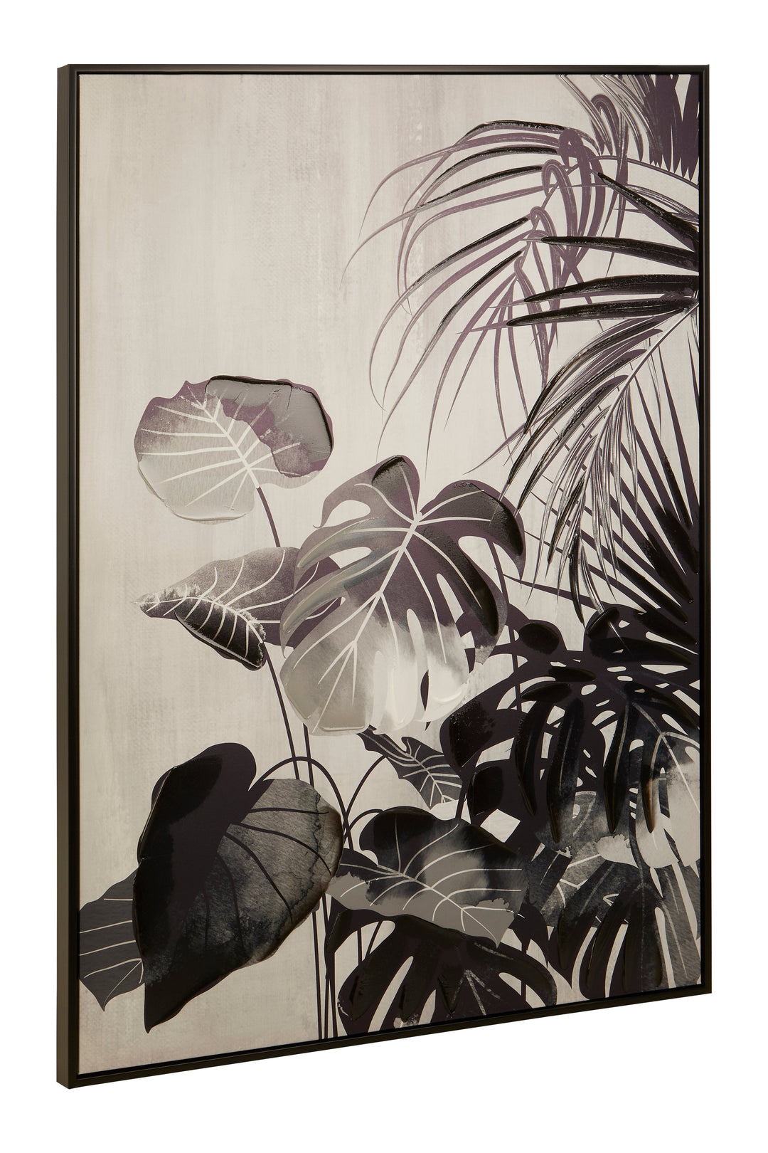 Astratto Wall Art in Solid Black Finish