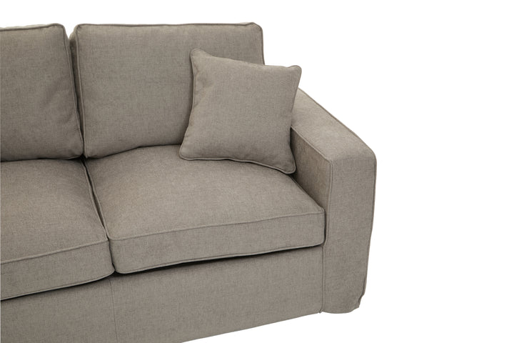 Valensole Grey Fabric Two-Seater Sofa