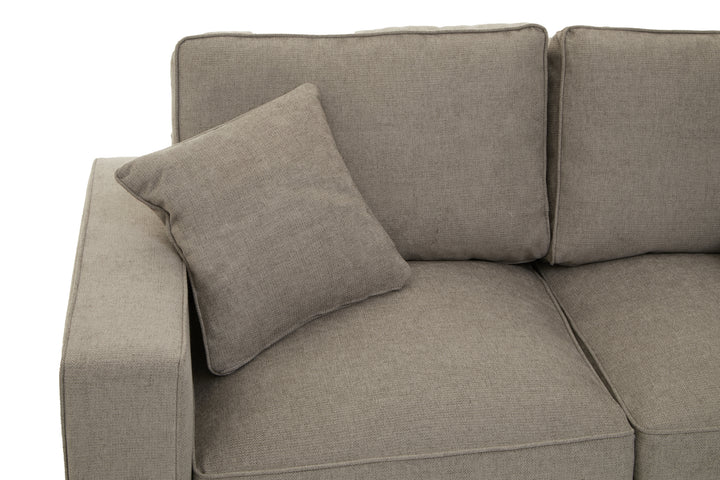 Valensole Grey Fabric Two-Seater Sofa