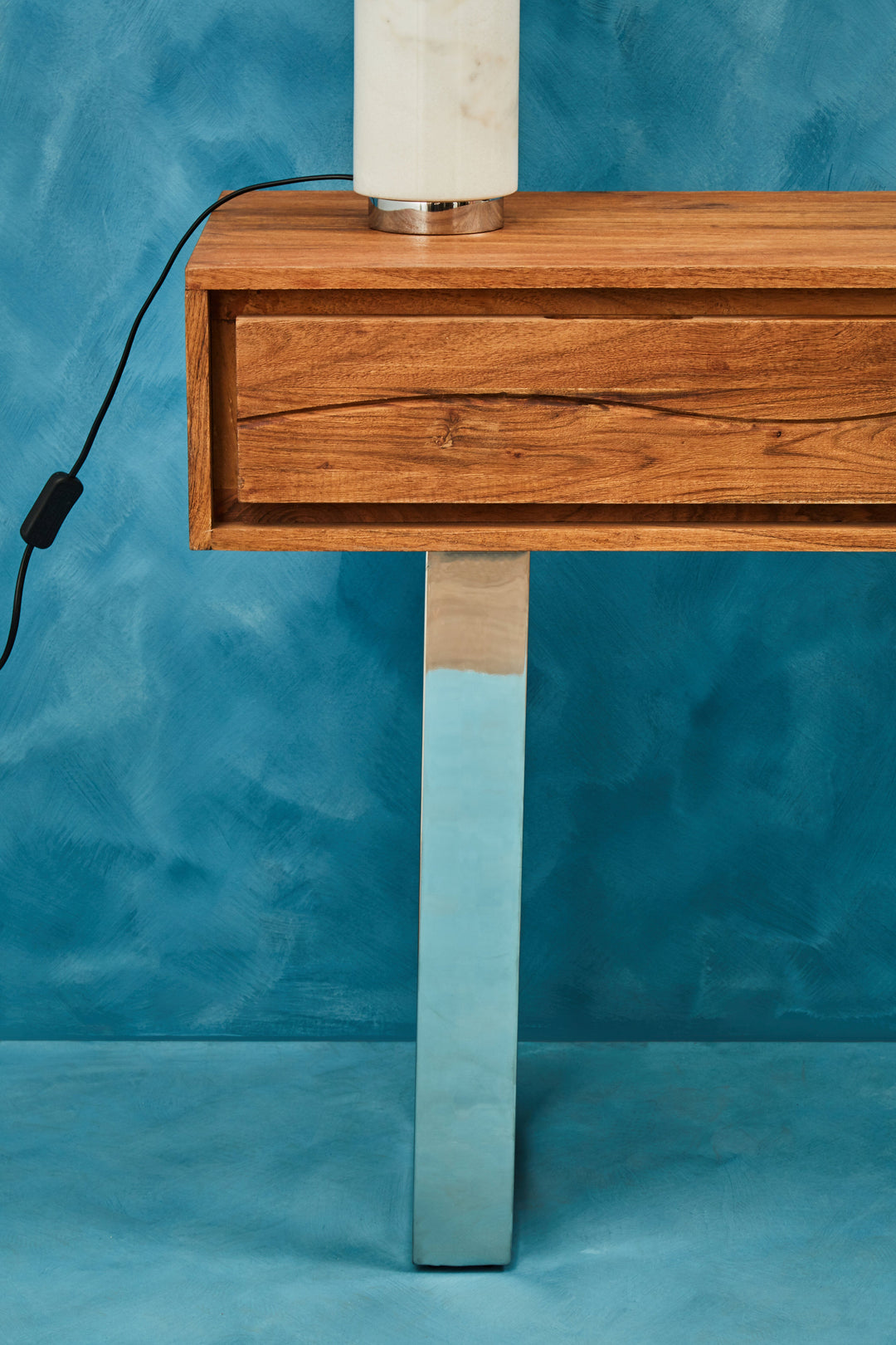 Simla Console Table in Acacia Wood Finish