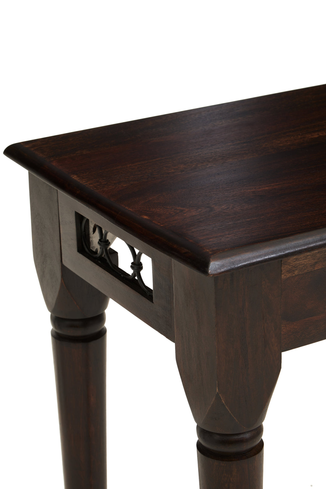Srina Console Table in Dark Sheesham Wood