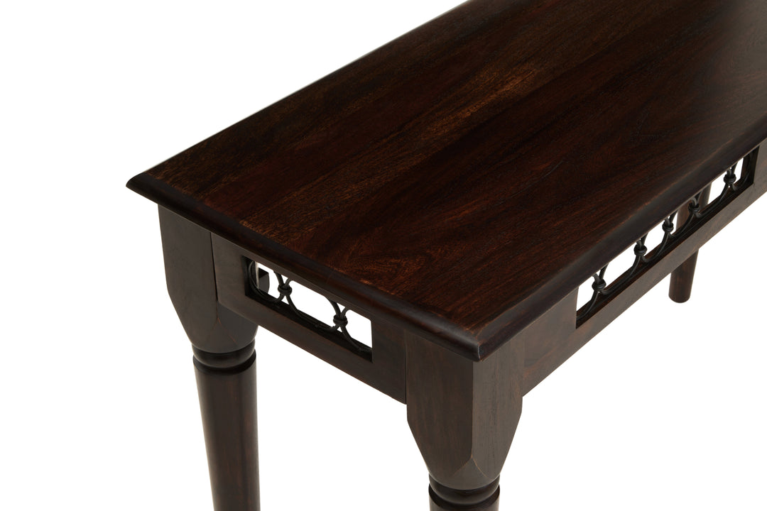 Srina Console Table in Dark Sheesham Wood