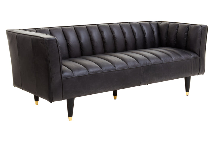 King Three-Seater Sofa with Flared Arms
