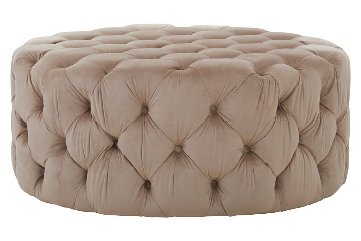 Suri Round Upholstered Stool