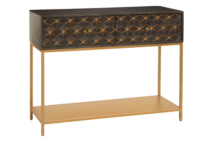 Patna Console Table in Grey Mango Wood