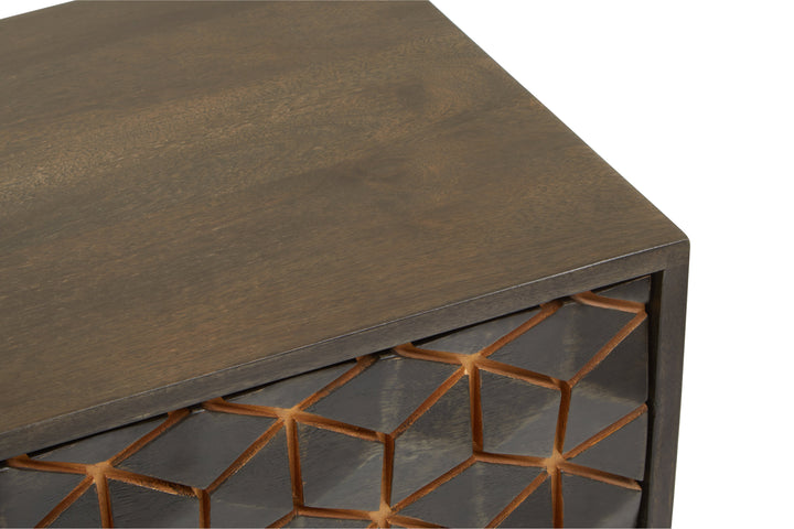 Patna Console Table in Grey Mango Wood