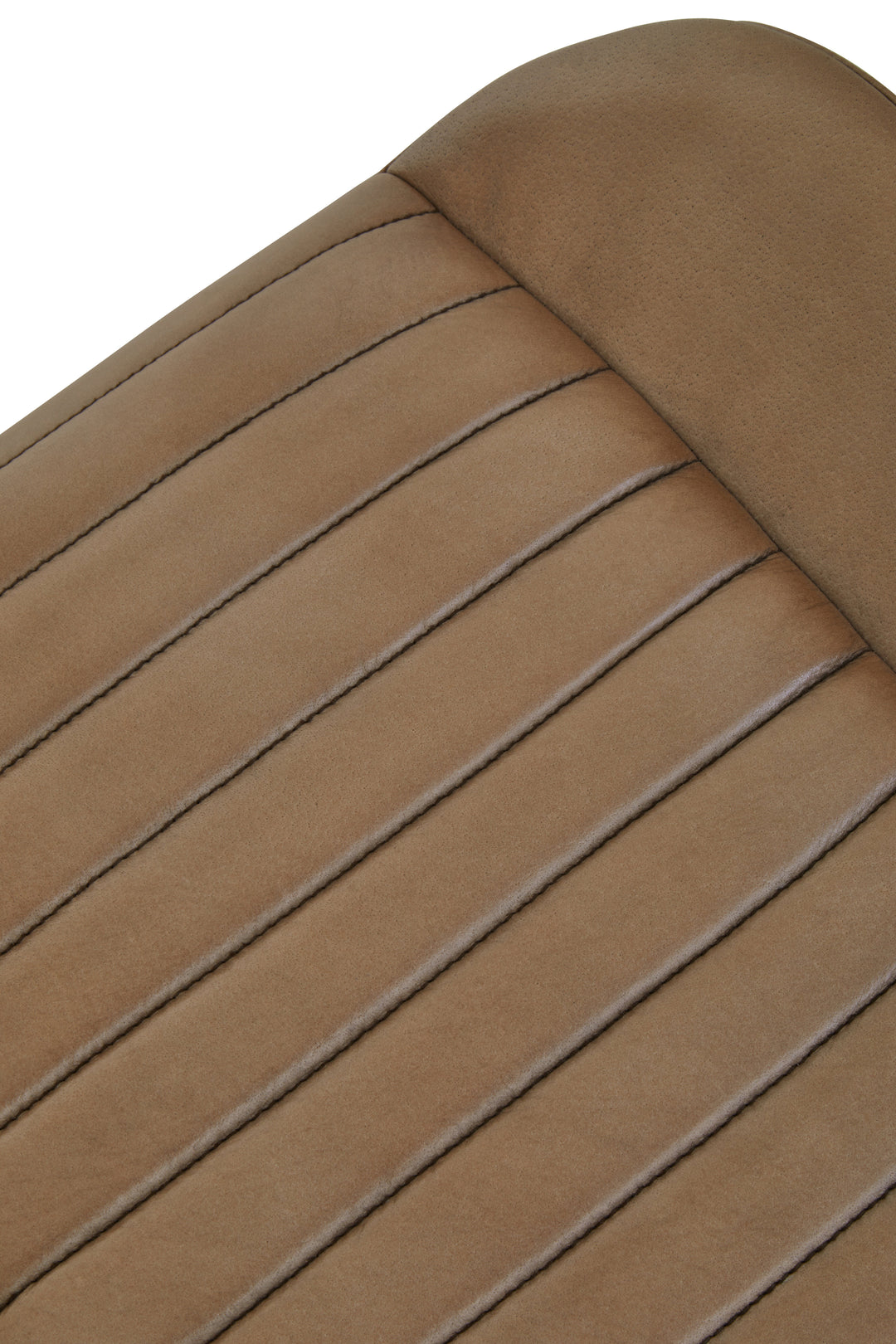 Buffalo Grey Leather Footstool