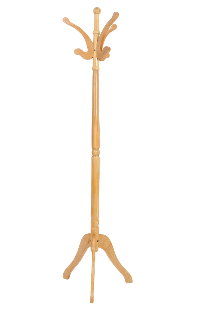 Light Natural Wood Coat Stand