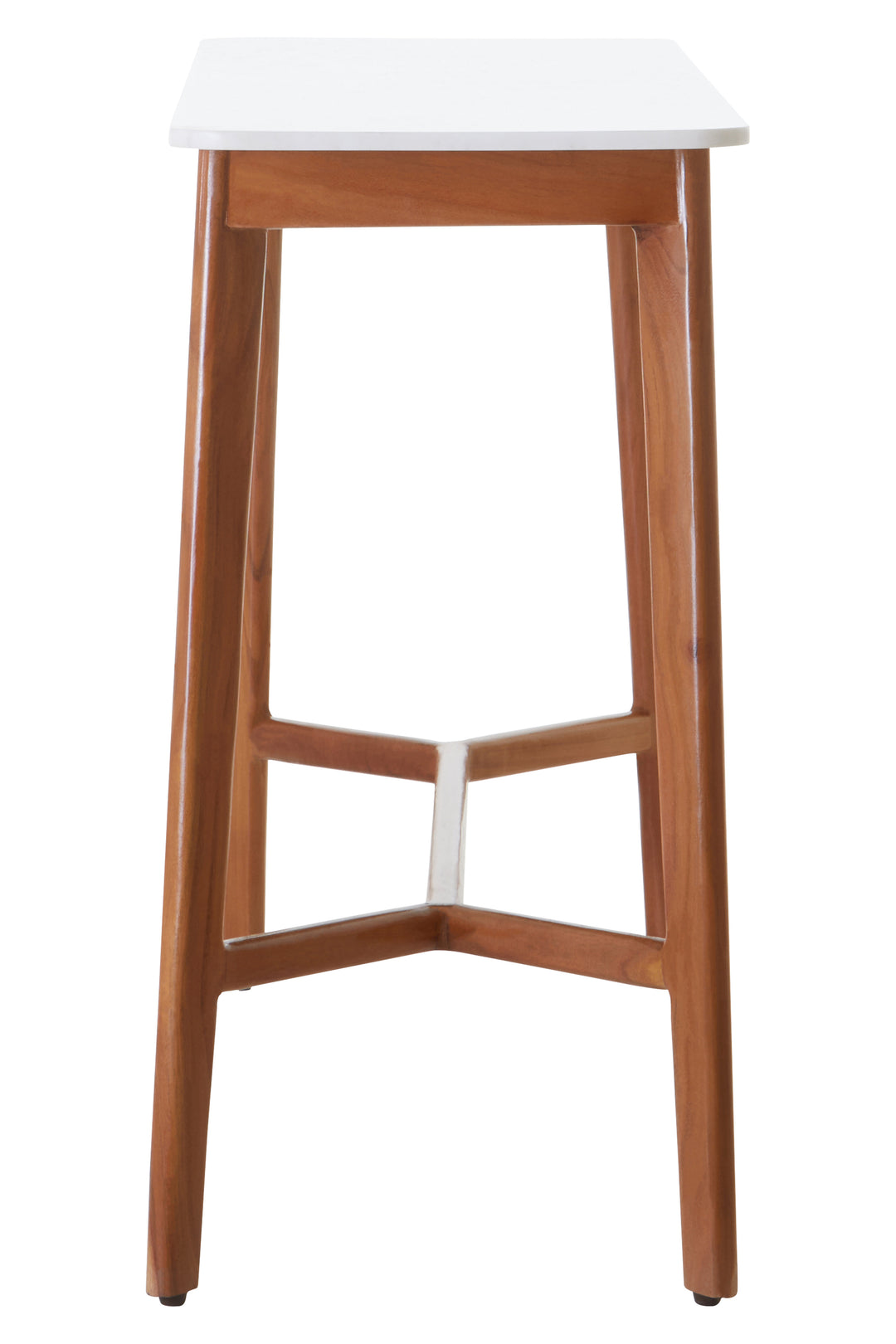 Myan White Marble Console Table