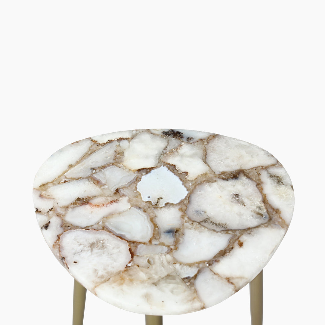 Amara Pearl Agate Accent Piece