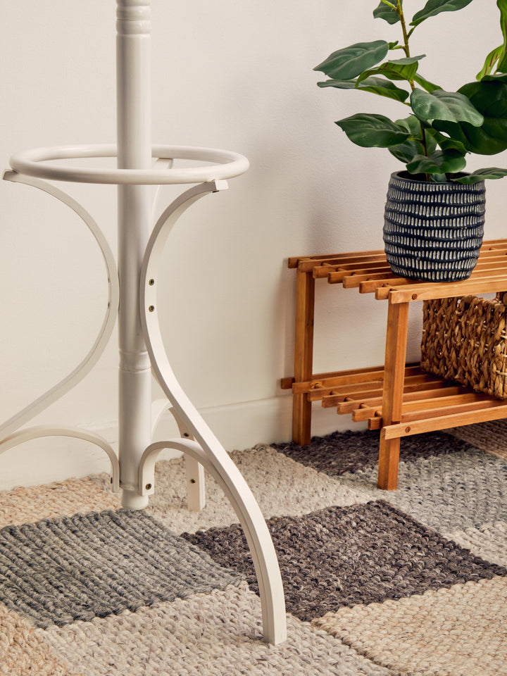 Kennedy Black Wood Floor Coat Stand