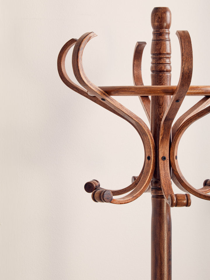 Kennedy Walnut Solid Birch Coat Stand