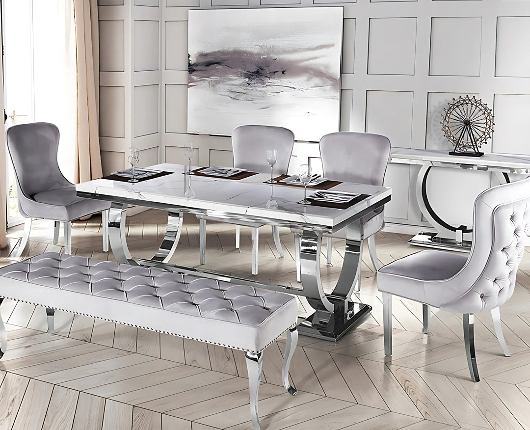 Arriana Dining Table – Luxury Modern Statement Piece