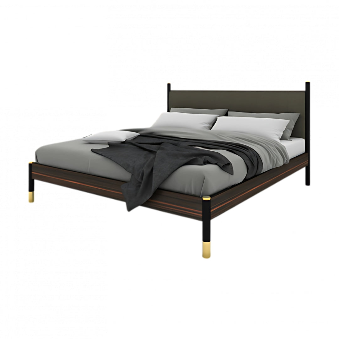 Bali Bed – Modern Wooden Frame in Grey Finish