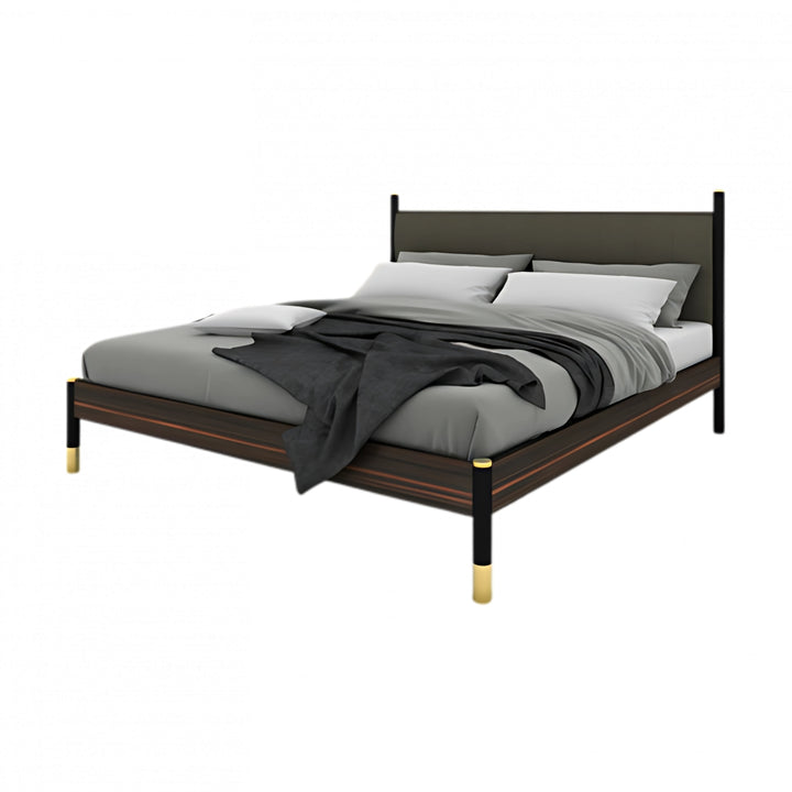 Bali Bed – Modern Wooden Frame in Grey Finish
