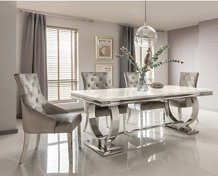 Arriana Dining Table – Luxury Modern Statement Piece