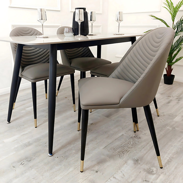 Alba Leather Dining Chair – Available in Sets of 2, 4, or 6