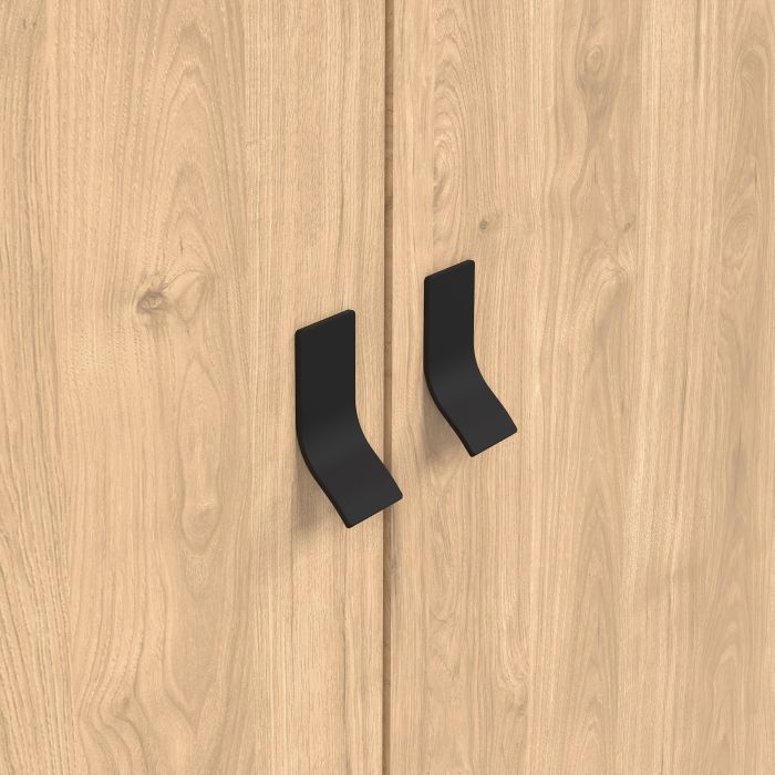 Ry Wardrobe – 3 Doors & 3 Drawers in Jackson Hickory Oak Finish