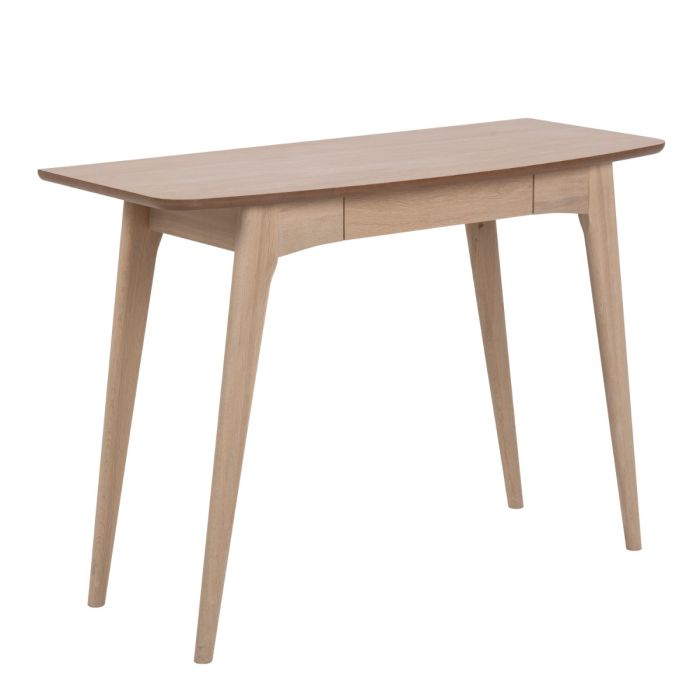 Woodstock 1 Drawer Desk in Oak – Compact Wooden Study & Home Office Table