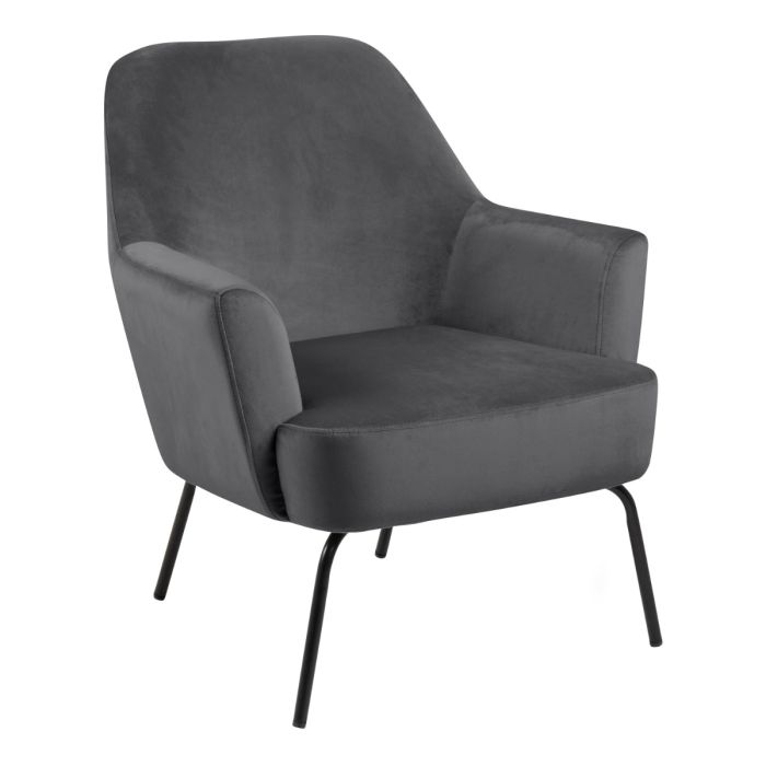 Lounge Chair in Dark Grey – Melissa Collection
