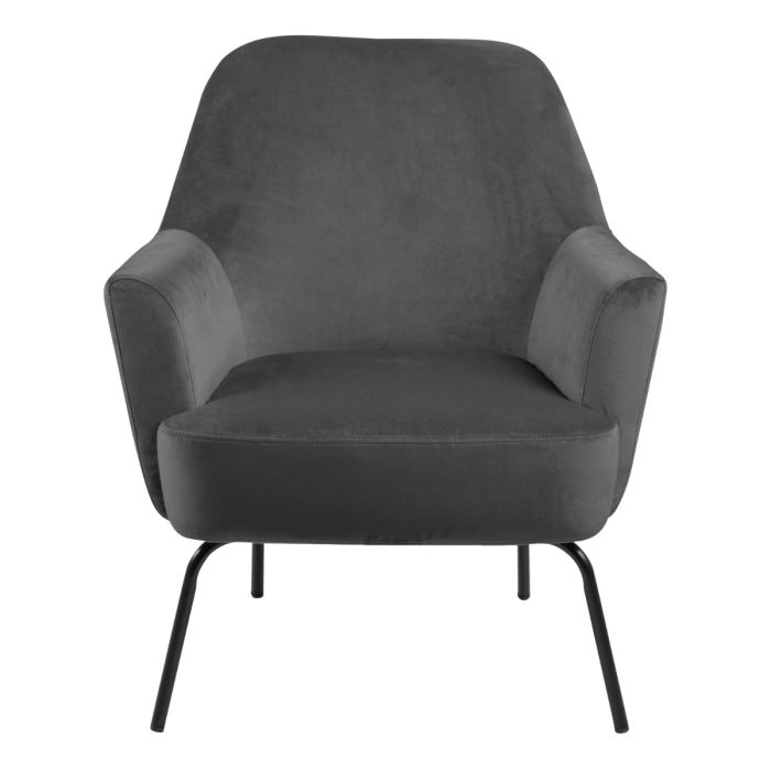 Lounge Chair in Dark Grey – Melissa Collection