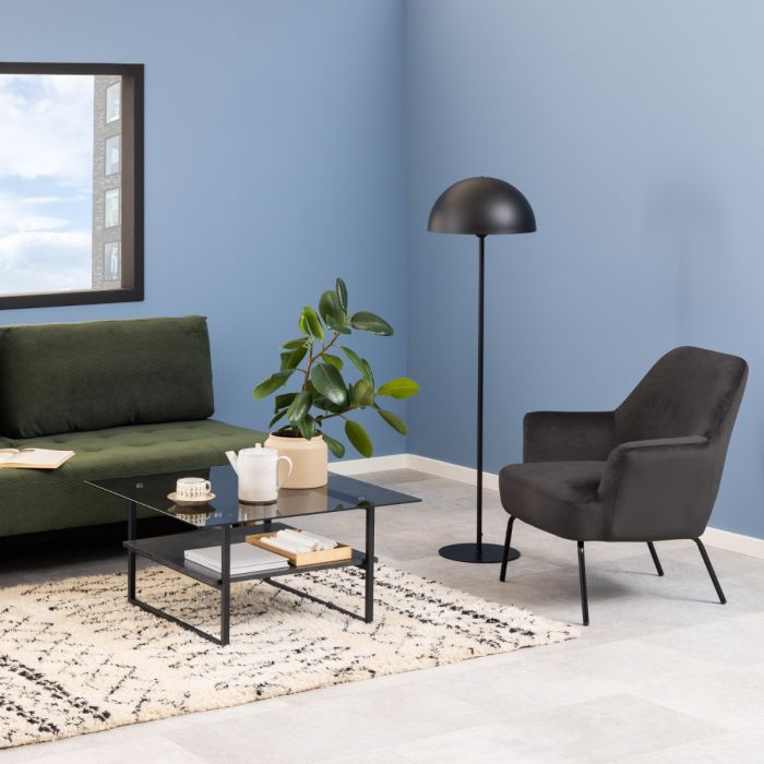 Lounge Chair in Dark Grey – Melissa Collection