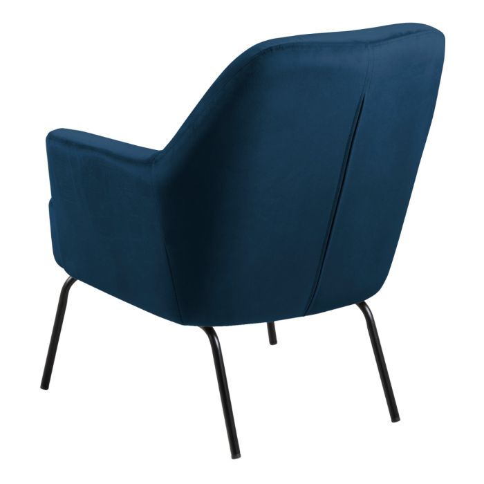 Lounge Chair in Navy Blue – Melissa Collection