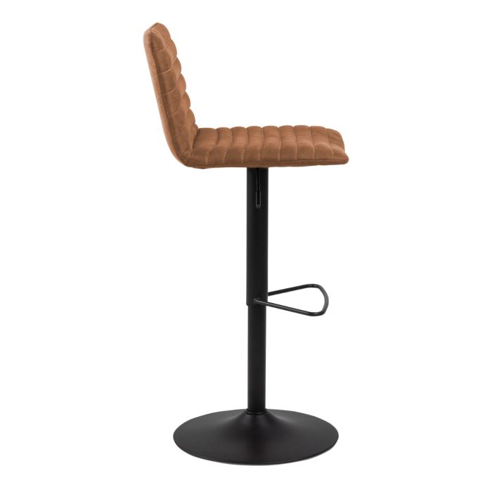 Brown Fabric Bar Stools – Set of 2 – Kimmy Collection
