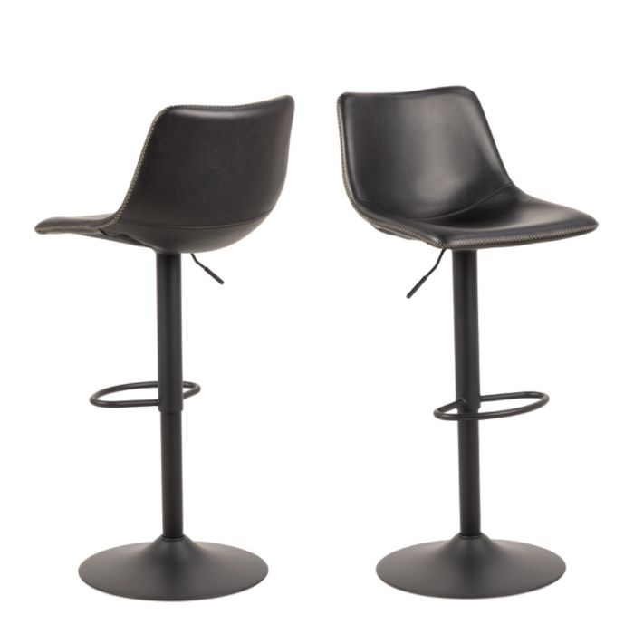 Black Bar Stool – I_Oregon Collection (Single)