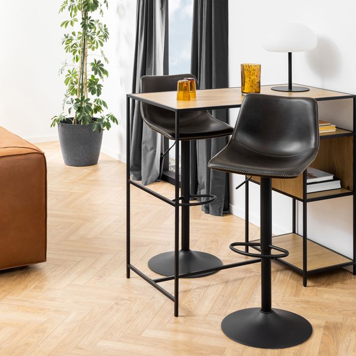 Black Bar Stool – I_Oregon Collection (Single)
