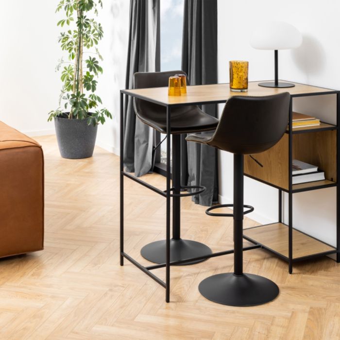 Black Bar Stool – I_Oregon Collection (Single)