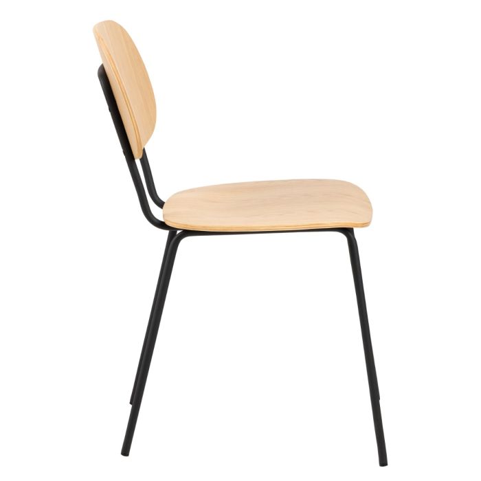 Amira Dining Chair in Oak, Set of 2