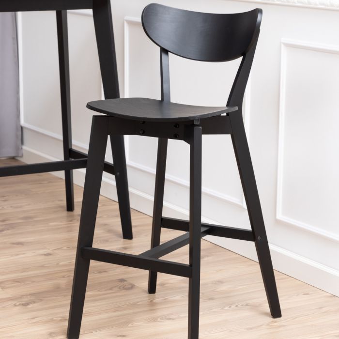 Bar Stools in Oak – Set of 2 – Roxby Collection
