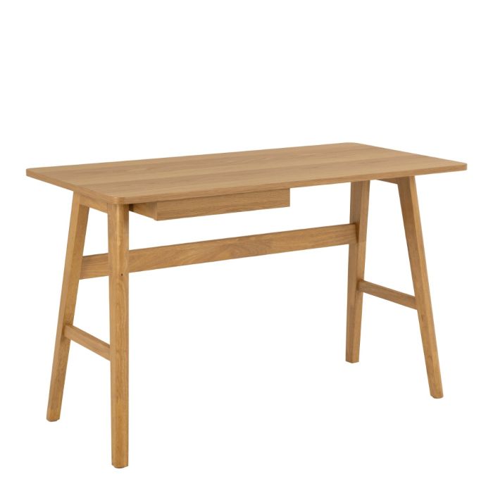 Barnett Desk in Oak – Modern Wooden Home Office & Study Table