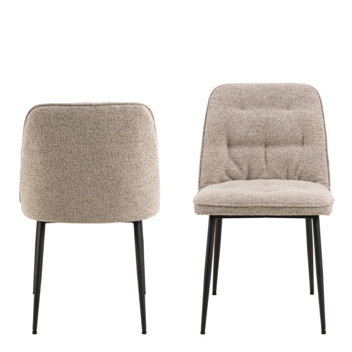 Brooke Dining Chair in Monza Beige Set of 2
